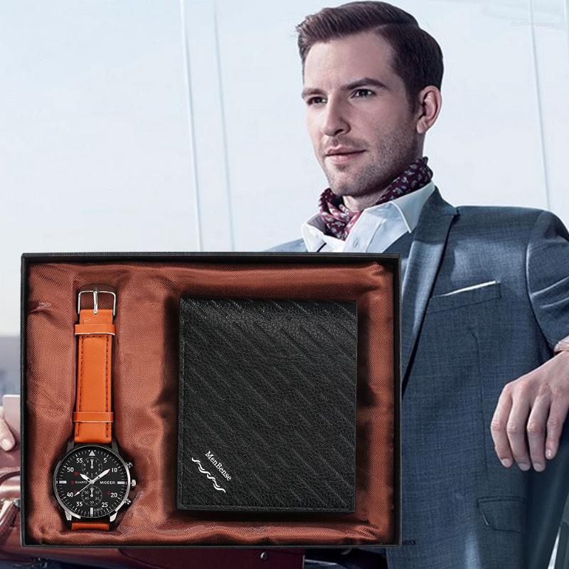 Wristwatches Orange Leather Watch Men Wallet Gift Set Simple Quartz Wristwatch Gifts For Business Watches Box HombreWristwatches, Watch wallet set 2
Wristwatches Orange Leather Watch Men Wallet Gift Set Simple Quartz Wristwatch Gifts For Business Watches Box HombreWristwatches, Watch wallet set 2
