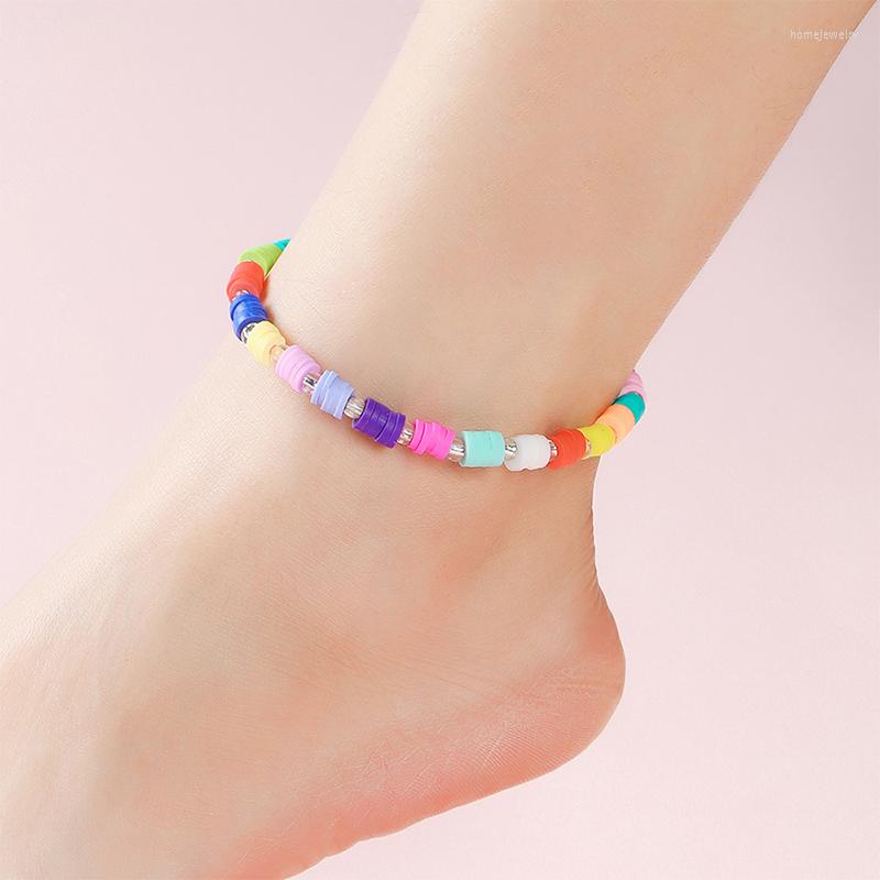 Anklets Bohemian Daily Colorful Soft Clay For Women Girls Party Adjustable Bracelet On Leg Foot Summer Beach Jewelry Gifts
Anklets Bohemian Daily Colorful Soft Clay For Women Girls Party Adjustable Bracelet On Leg Foot Summer Beach Jewelry Gifts