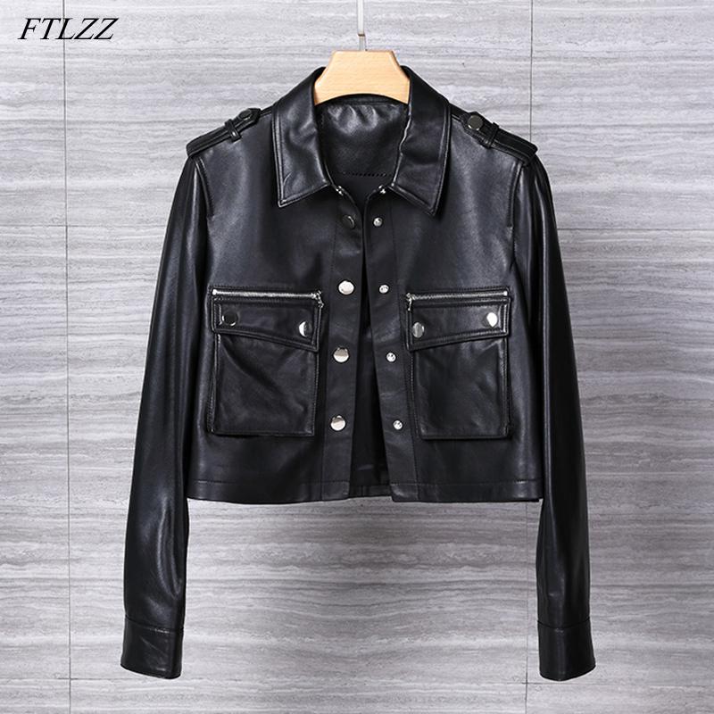 Women' Leather & Faux FTLZZ Spring Autumn Ladies Soft Short Loose Pu Jacket Street Casual Outwear Women Biker Jackets, Black
Women' Leather & Faux FTLZZ Spring Autumn Ladies Soft Short Loose Pu Jacket Street Casual Outwear Women Biker Jackets, Black