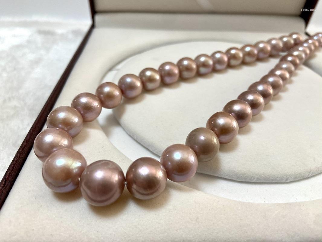 Chains Fashion Luxury 925 Silver Clasp Necklace 12-14mm Sea Gray Round Pearl Fine Wedding Jewelry Gifts For Women
Chains Fashion Luxury 925 Silver Clasp Necklace 12-14mm Sea Gray Round Pearl Fine Wedding Jewelry Gifts For Women