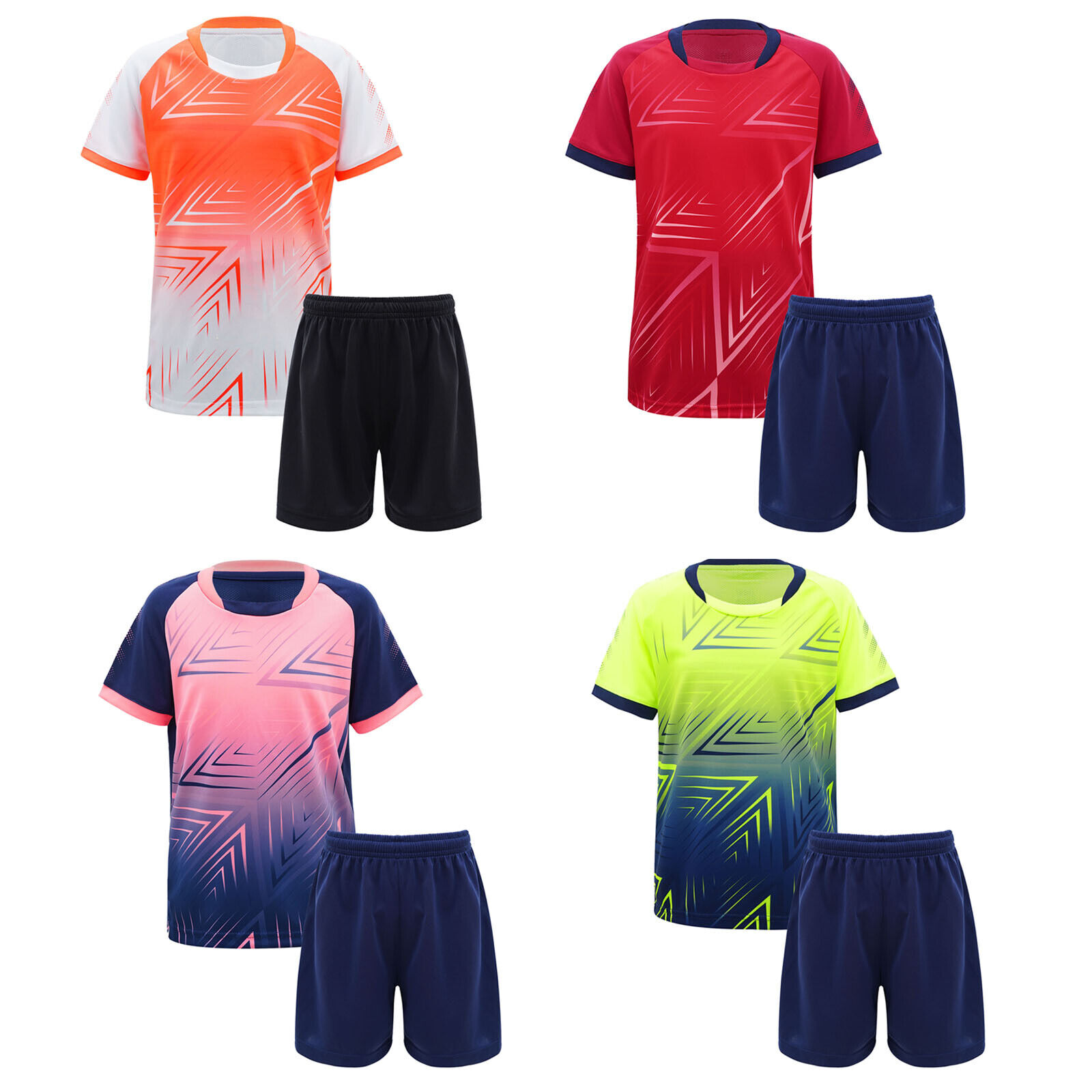 Kids Boys Soccer Sports Uniform Team Training Short Sleeve T-shirt Shorts Set, Orange
Kids Boys Soccer Sports Uniform Team Training Short Sleeve T-shirt Shorts Set, Orange