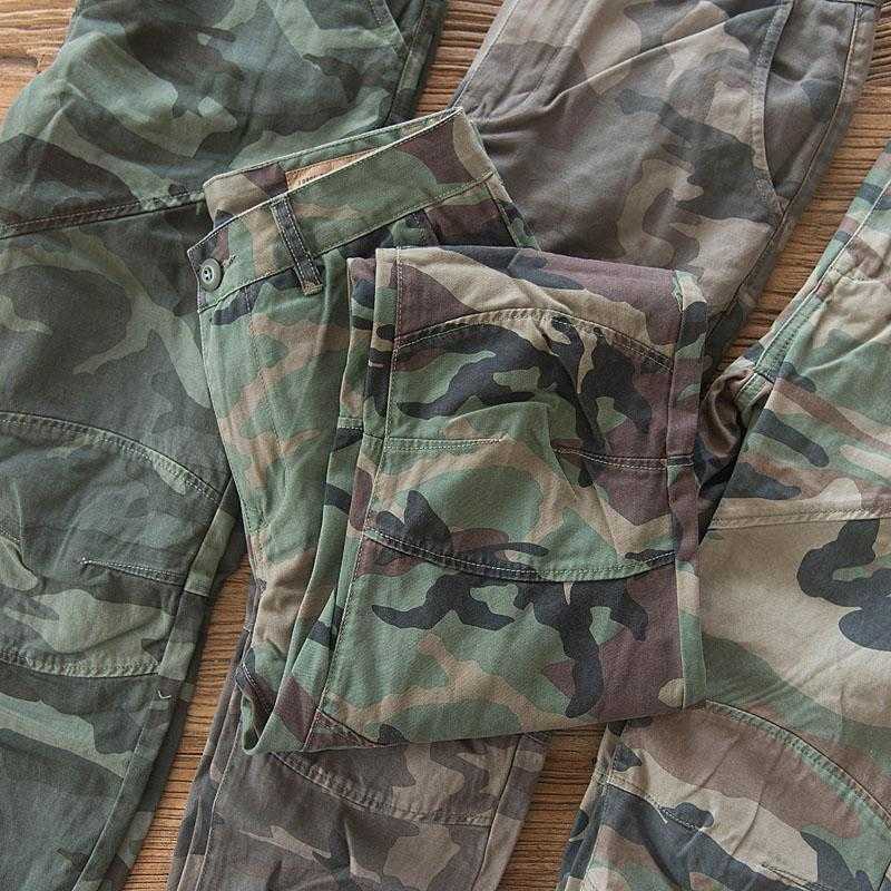 Men's Pants Camouflage Cargo Pants Mens Summer Cotton Trousers Men's Oversized Sweatpants Casual Stretch Pants Harem Pants Streetwear Male Z