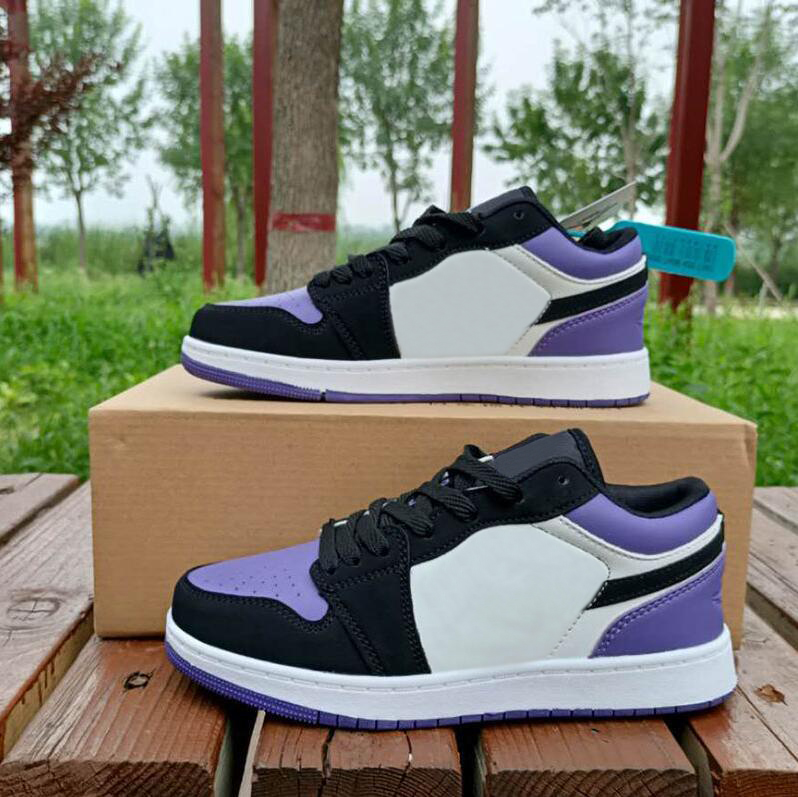 Jumpman 1 Low 1s basketball shoes Top OG black toe court purple SP men women sneakers 553560-125
Jumpman 1 Low 1s basketball shoes Top OG black toe court purple SP men women sneakers 553560-125