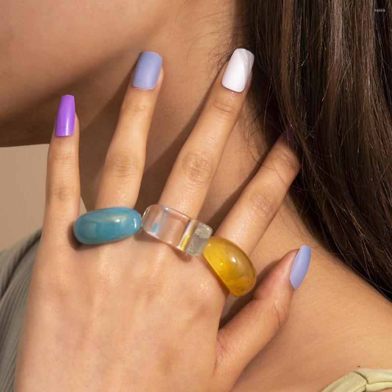 Wedding Rings 2023 Trendy Simple Candy Color Resin Acrylic Irregular For Women Fashion Marble Pattern Charm Ring Jewelry Gifts Girl
Wedding Rings 2023 Trendy Simple Candy Color Resin Acrylic Irregular For Women Fashion Marble Pattern Charm Ring Jewelry Gifts Girl