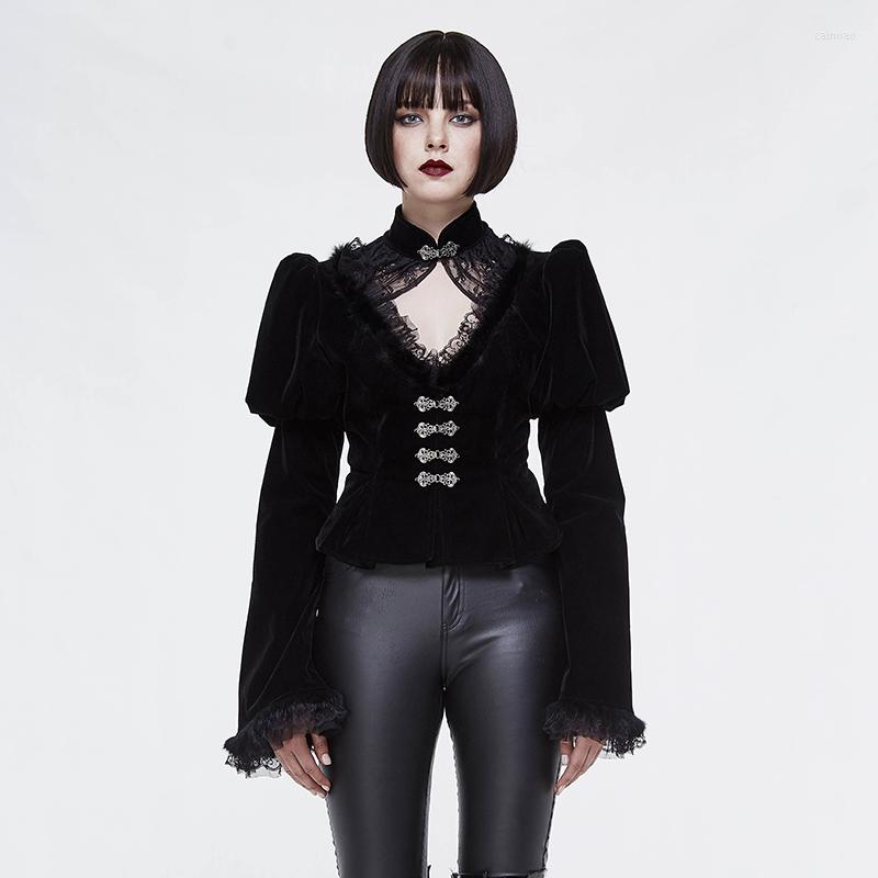 Women's Jackets Gothic Vintage Winter Jacket Women Short Coat V Neck Lace Patchwork Horn Sleeve, Black
Women's Jackets Gothic Vintage Winter Jacket Women Short Coat V Neck Lace Patchwork Horn Sleeve, Black