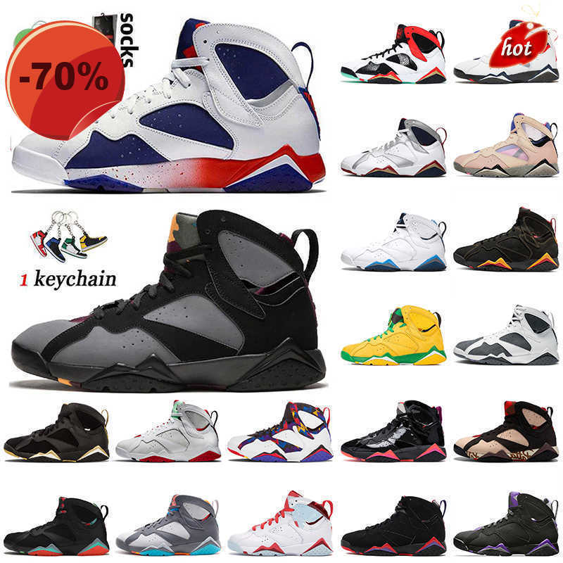 

Slippers 2022 AMG New Tinker Alternate Citrus 7s Sapphire Jumpman 7 Basketball Shoes Bordeaux French Blue Black Patent White Green Patta s Women, C14 36-47