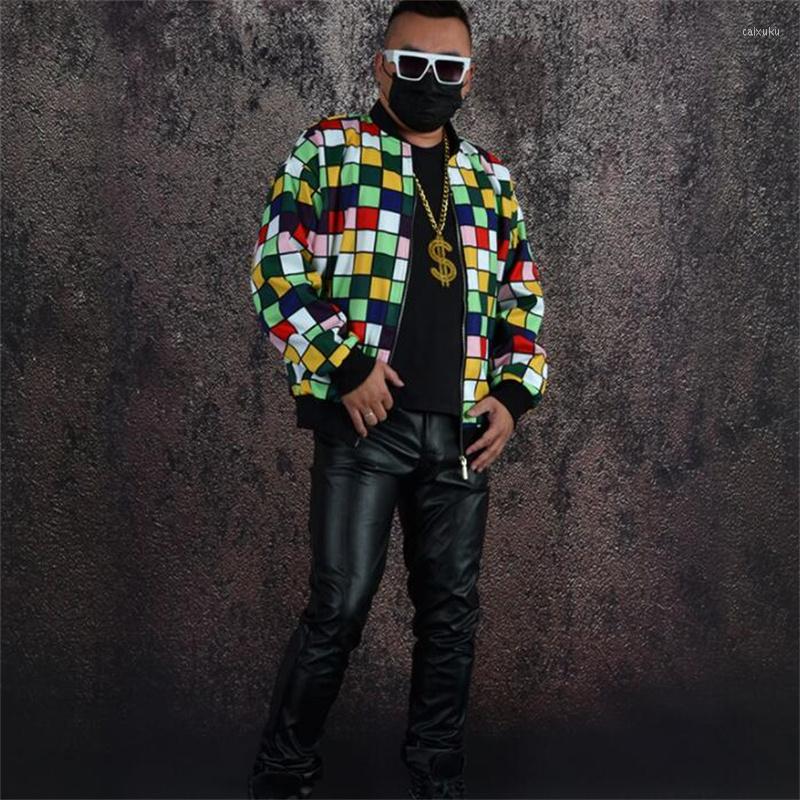 Men's Jackets Vintage Bomber Men Short Coats Mosaic Print Visual Long Sleeve Trendy Nightclub Chaquetas Hombre Veste Homme Ropa, Black
Men's Jackets Vintage Bomber Men Short Coats Mosaic Print Visual Long Sleeve Trendy Nightclub Chaquetas Hombre Veste Homme Ropa, Black