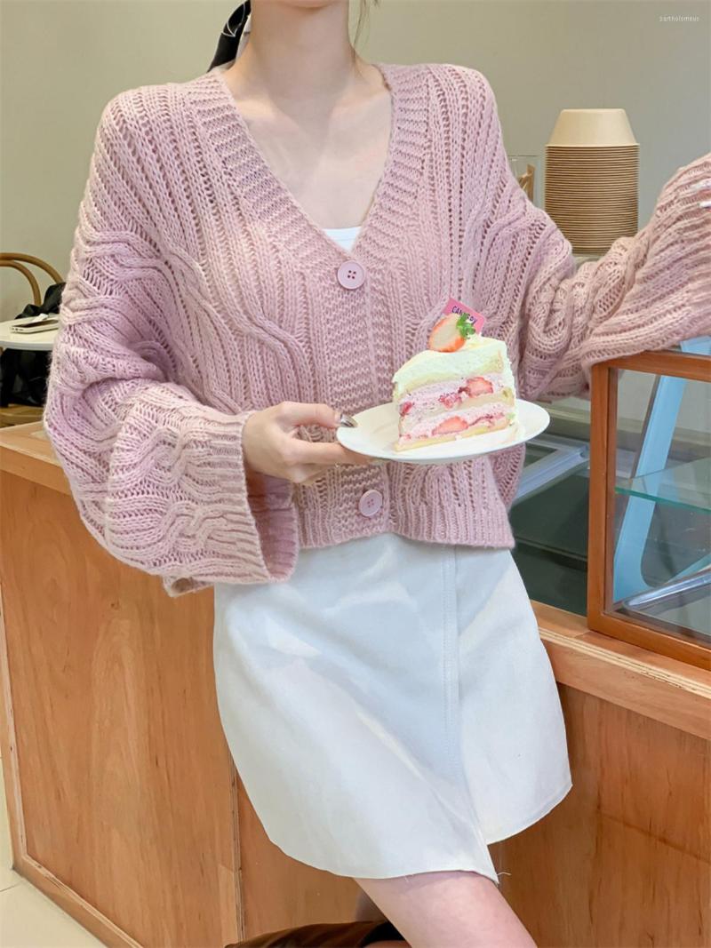 Women's Knits Women's Wool Sweater Vintage Knitted Cardigans Long Sleeve Korean Fashion Coats Short Jacket Y2k Tops Luxury, Pink
Women's Knits Women's Wool Sweater Vintage Knitted Cardigans Long Sleeve Korean Fashion Coats Short Jacket Y2k Tops Luxury, Pink