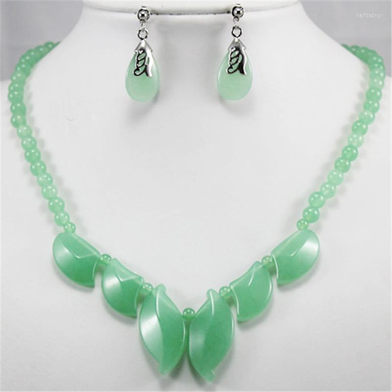 Necklace Earrings Set Green Red Purple Yellow Natural Stone Beads Pendant Leaves Jewelry For Women Girls Fashion Jewellery Gifts, Picture shown
Necklace Earrings Set Green Red Purple Yellow Natural Stone Beads Pendant Leaves Jewelry For Women Girls Fashion Jewellery Gifts, Picture shown