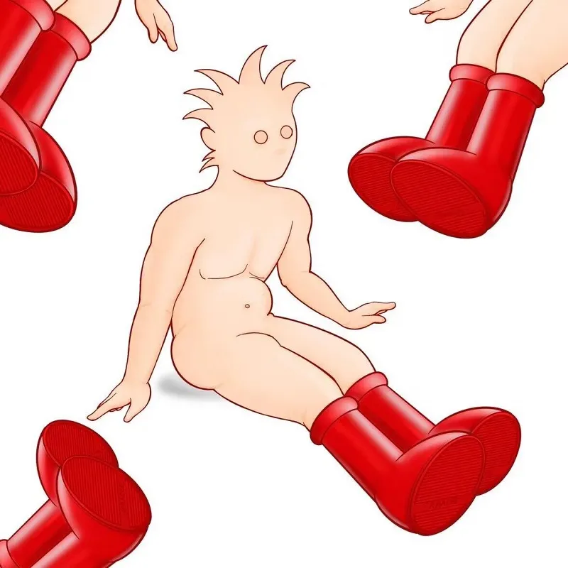 Mschf Men Women Rain Designer Astro Boy Boots High Og Quality Big Red Boot Thick Bottom Non-Slip Booties Mens Rubber Platform Bootie Sho HQx
Mschf Men Women Rain Designer Astro Boy Boots High Og Quality Big Red Boot Thick Bottom Non-Slip Booties Mens Rubber Platform Bootie Sho HQx