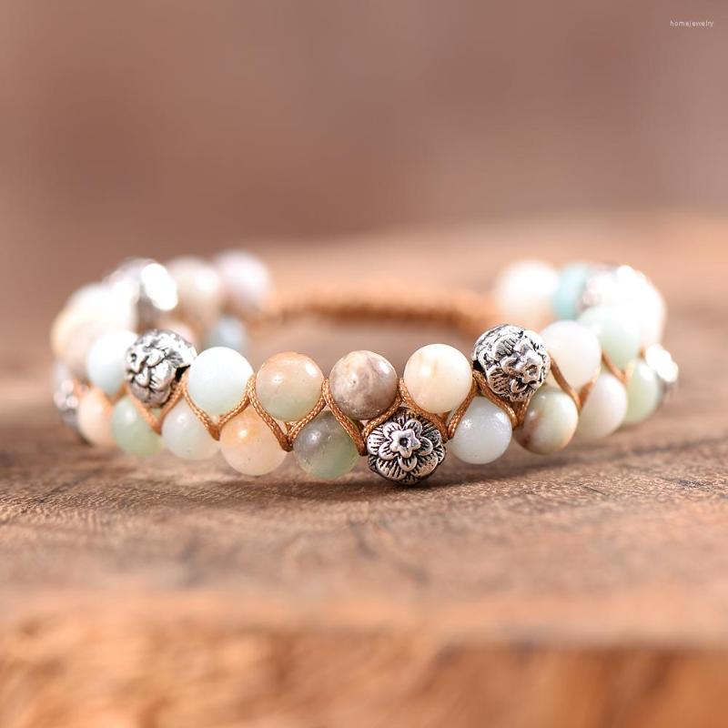 Strand Lotus Amazonite Stones Mens Praying Peacful Handmade Beaded Wristband Bracelets
Strand Lotus Amazonite Stones Mens Praying Peacful Handmade Beaded Wristband Bracelets