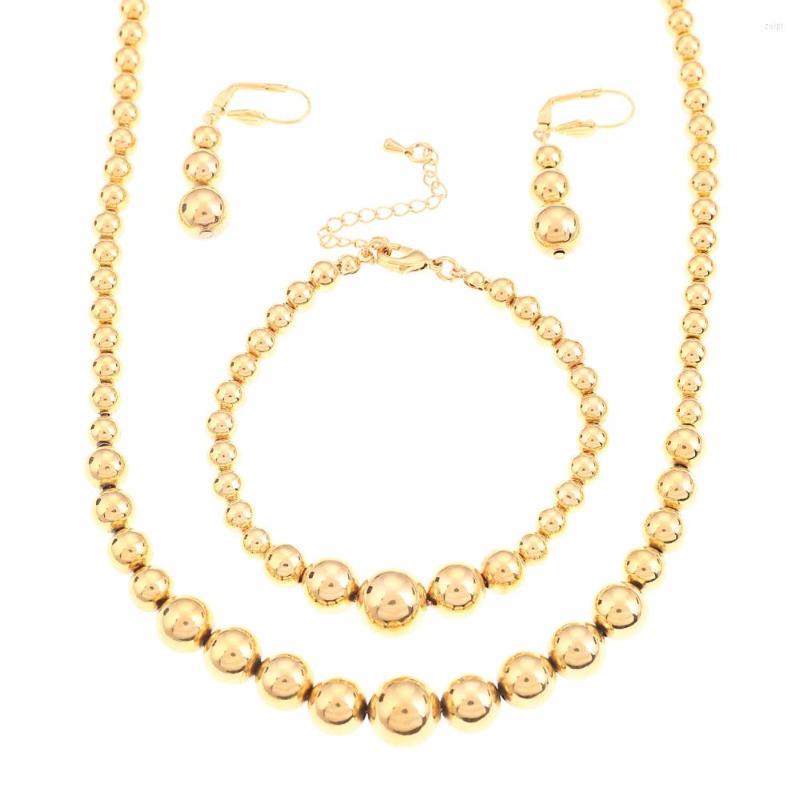 Necklace Earrings Set African Beaded Bracelet Plain Glossy Bead Ball Women Wedding Jewelry, Picture shown
Necklace Earrings Set African Beaded Bracelet Plain Glossy Bead Ball Women Wedding Jewelry, Picture shown