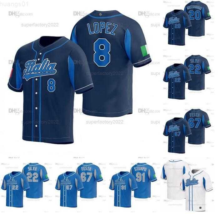 2023 World Baseball Classic Italy Jersey 24 Brett Sullivan 53 Andre Pallante 67 Matt Festa 79 Sal Frelick 91 Mitchell Stumpo, Colour
2023 World Baseball Classic Italy Jersey 24 Brett Sullivan 53 Andre Pallante 67 Matt Festa 79 Sal Frelick 91 Mitchell Stumpo, Colour