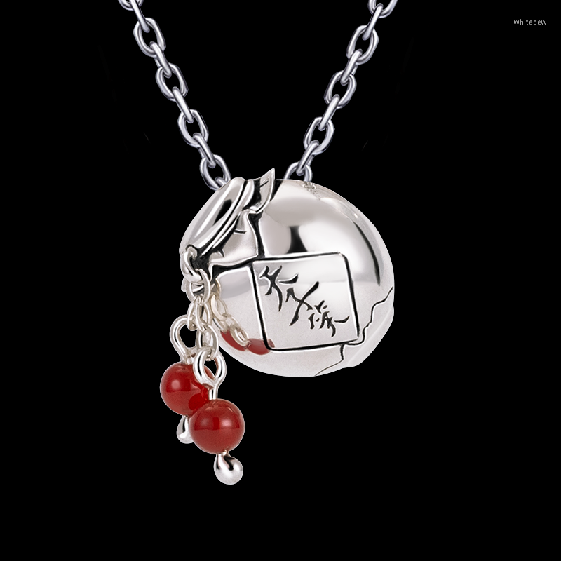 Chains Necklace For Women Mo Dao Zu Shi Necklaces Woman Wei Wuxian Wine Jar Tian Zi Xiao Pendant High Quality Trend Silver Color Gift
Chains Necklace For Women Mo Dao Zu Shi Necklaces Woman Wei Wuxian Wine Jar Tian Zi Xiao Pendant High Quality Trend Silver Color Gift