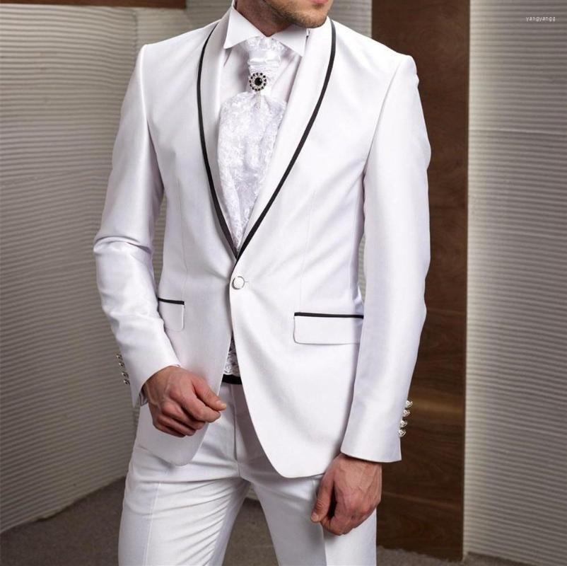 Men's Suits One Button Groomsmen White Groom Tuxedos Shawl Lapel Men Wedding/Prom Man Blazer ( Jacket Pants) C389, Same picture
Men's Suits One Button Groomsmen White Groom Tuxedos Shawl Lapel Men Wedding/Prom Man Blazer ( Jacket Pants) C389, Same picture