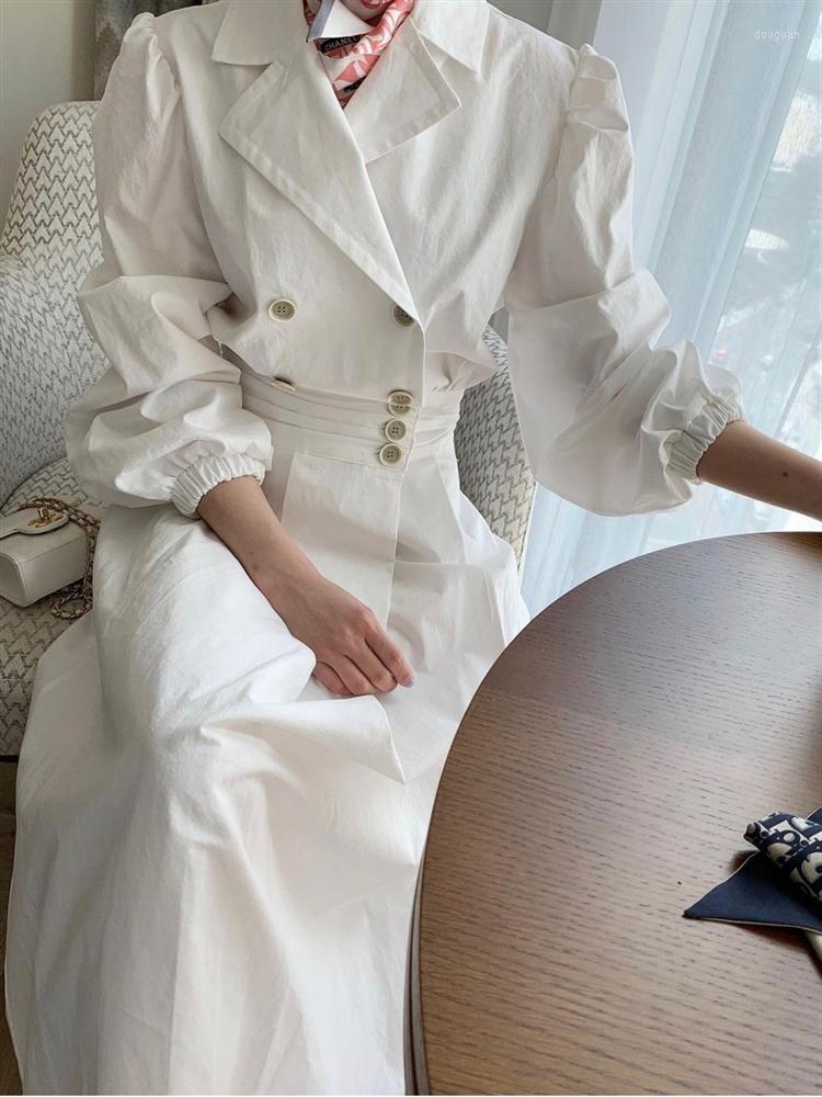 Casual Dresses Double-breasted Solid White Dress Female Women Vestido Feminino 2023 Notched Collar High Quality Woman Femme Robe, Camel
Casual Dresses Double-breasted Solid White Dress Female Women Vestido Feminino 2023 Notched Collar High Quality Woman Femme Robe, Camel