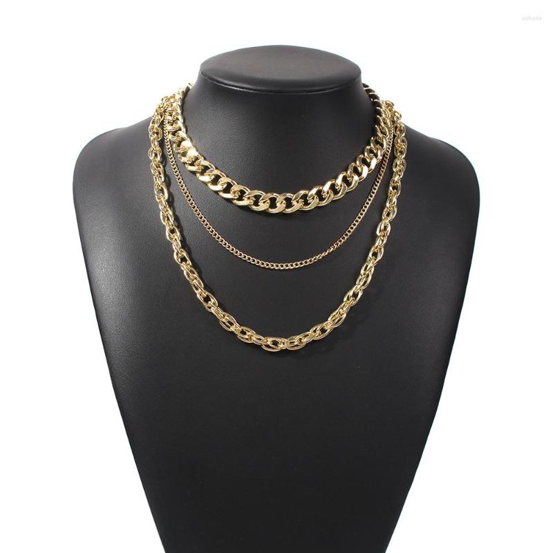 Chains Necklace Women Punk Hip-hop Chain Necklaces Multi-layer Fashion Jewelry Goldchains Gifts For Boyfriend Mens
Chains Necklace Women Punk Hip-hop Chain Necklaces Multi-layer Fashion Jewelry Goldchains Gifts For Boyfriend Mens