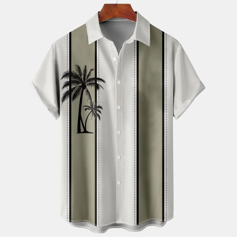 Men's Casual Shirts Hawaiian Shirt For Men Striped Printed Coconut Tree Pattern Women's Fashion Lapel Oversized Clothing Blous, Ofsq-02410
Men's Casual Shirts Hawaiian Shirt For Men Striped Printed Coconut Tree Pattern Women's Fashion Lapel Oversized Clothing Blous, Ofsq-02410