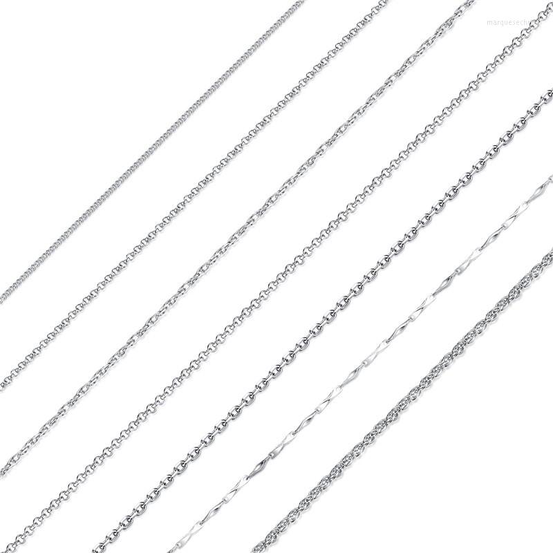 Chains Silver Chain Necklace 925 Sterling Lobster Clasp Long Necklaces For Women Fashion Set Jewelry Collares
Chains Silver Chain Necklace 925 Sterling Lobster Clasp Long Necklaces For Women Fashion Set Jewelry Collares