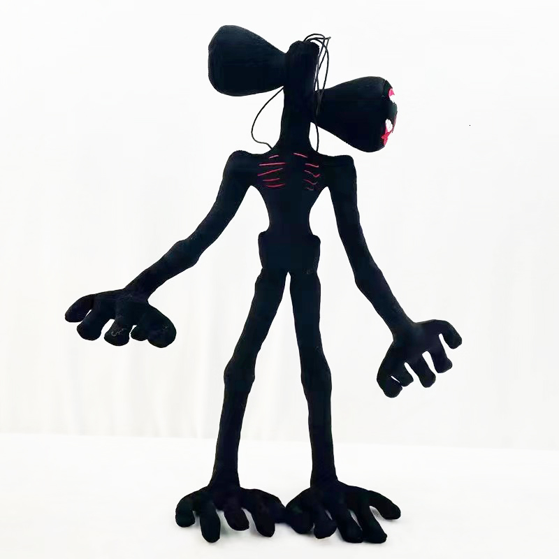 Plush Dolls 55CM Bendable Siren Head Plush Toys Office Decoration Standing Siren Head Stuffed Toy Desktop Ornaments Plushie Dolls 230225