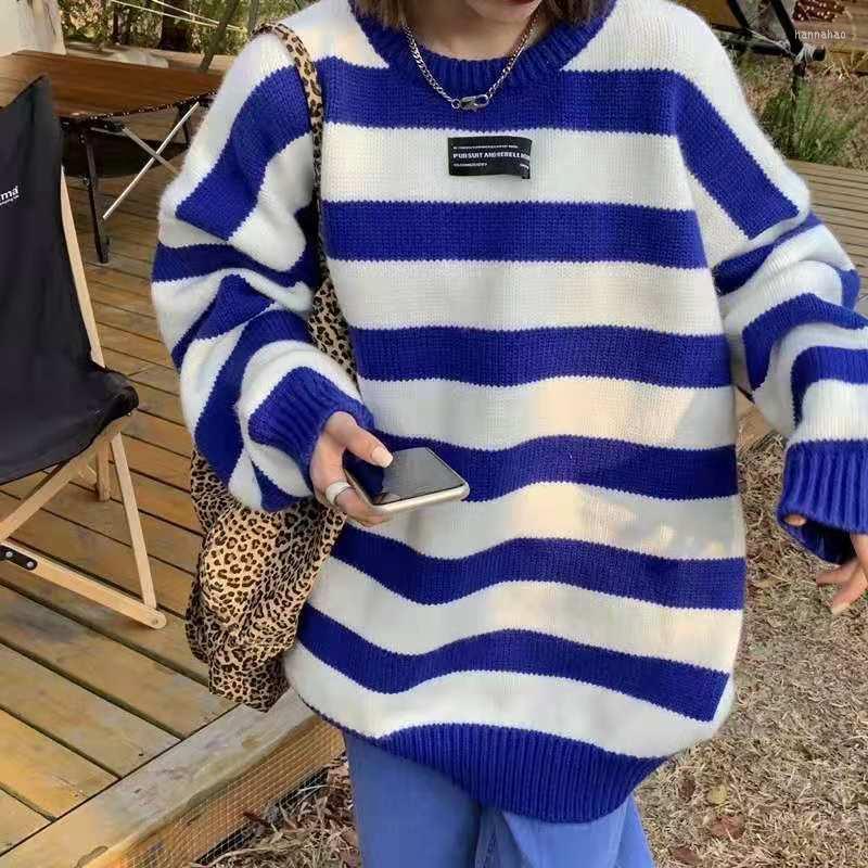Women' Sweaters Autumn And Winter Harajuku Wear Loose Slender Student Tide Striped Round Neck Knit Pullover, Black
Women' Sweaters Autumn And Winter Harajuku Wear Loose Slender Student Tide Striped Round Neck Knit Pullover, Black