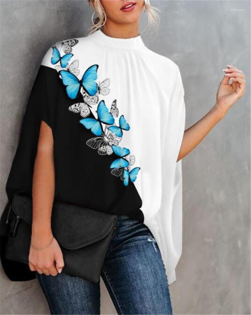 Women' Blouses Elegant Cape-Style Dolman Sleeves 2023 Women Summer Fashion Half Turtleneck Butterfly Chain Print Shirt Sasual Loose, 3299 beige
Women' Blouses Elegant Cape-Style Dolman Sleeves 2023 Women Summer Fashion Half Turtleneck Butterfly Chain Print Shirt Sasual Loose, 3299 beige