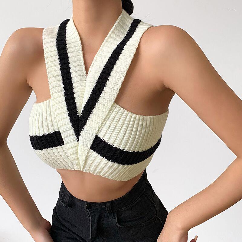 Women's Tanks Women Tank Top Summer Fashion Cross Knit Halter Crossfit Y2K Crop Clothes Femme Sexy Casual Backless Cropped, Gray
Women's Tanks Women Tank Top Summer Fashion Cross Knit Halter Crossfit Y2K Crop Clothes Femme Sexy Casual Backless Cropped, Gray