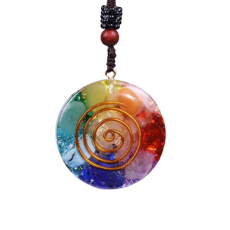 Pendant Necklaces Reversible Orgonite Mixed Chakra Orgone Natural Stone Revitalization Relaxation Energy Enhancing Crystal NecklacePendant
Pendant Necklaces Reversible Orgonite Mixed Chakra Orgone Natural Stone Revitalization Relaxation Energy Enhancing Crystal NecklacePendant