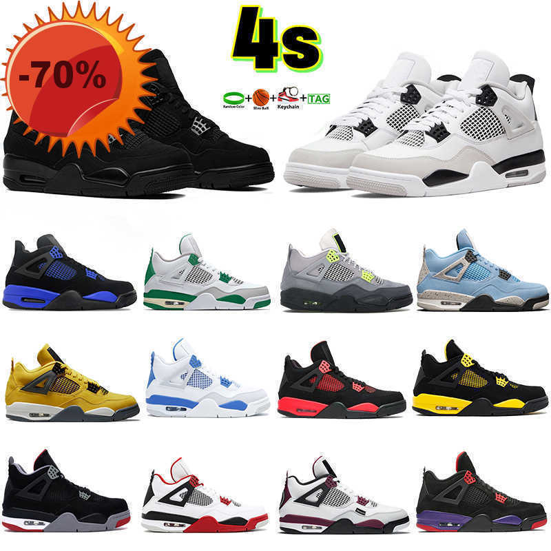 Boots Boots Outdoors Designer jumpman 4s Basketball Shoes University Blue Military Black Cat Game Royal red thunder men women 4 metallic green, No.7- se neon
Boots Boots Outdoors Designer jumpman 4s Basketball Shoes University Blue Military Black Cat Game Royal red thunder men women 4 metallic green, No.7- se neon