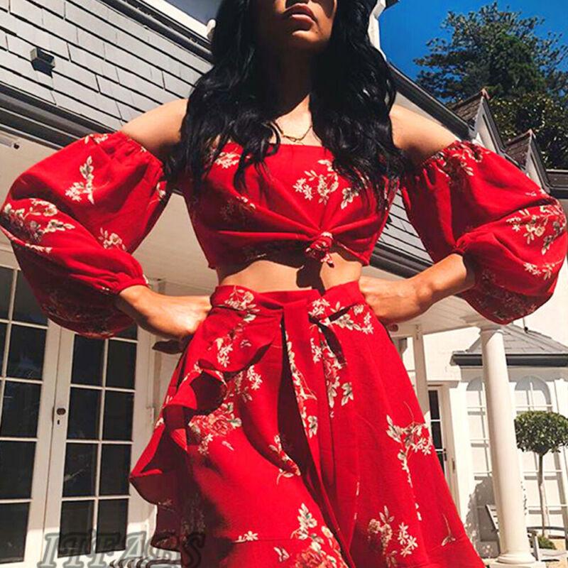 Women' Swimwear Women Long Sleeve Crop Top Skirt Evening Cocktail Party Two Piece Set Dress Bikini Cover Up Beachwear, Red
Women' Swimwear Women Long Sleeve Crop Top Skirt Evening Cocktail Party Two Piece Set Dress Bikini Cover Up Beachwear, Red
