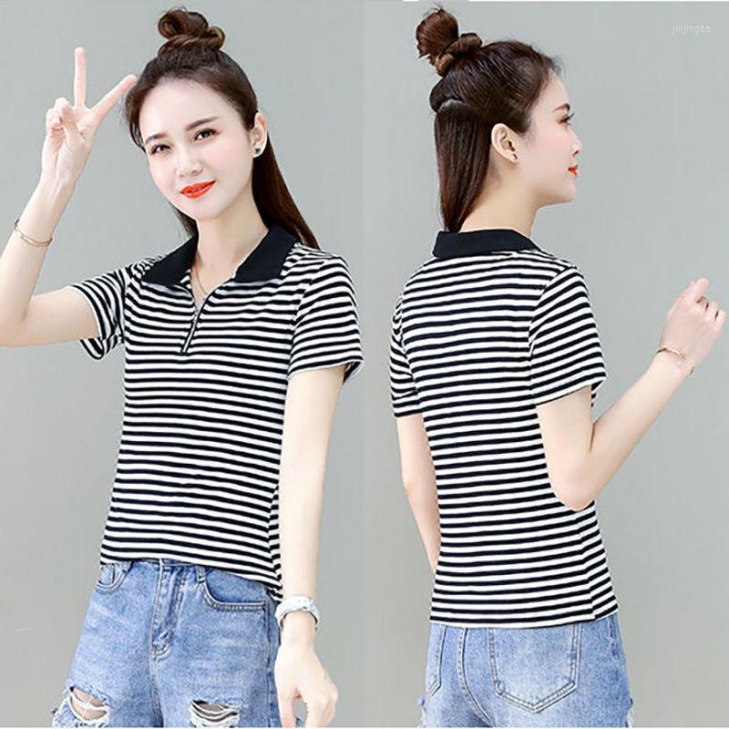 Women's T Shirts 2023 Summer Shirt Woman Turn-down Collar Short Sleeve T-shirt Korean Style Women, Khaki
Women's T Shirts 2023 Summer Shirt Woman Turn-down Collar Short Sleeve T-shirt Korean Style Women, Khaki