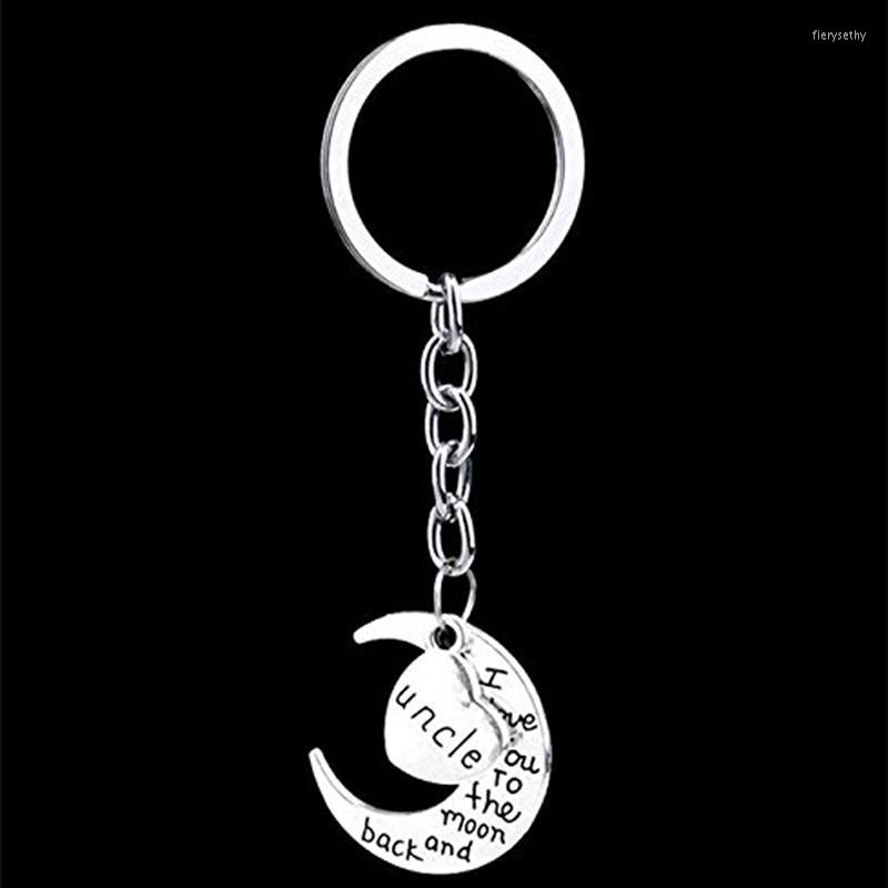 Keychains Mom/Dad/Daughter/Sister/Grandma/Grandpa/Brother/Uncle/Aunt/Son I Love You To The Moon And Back Key Ring Keyring Xmas GiftKeychains
Keychains Mom/Dad/Daughter/Sister/Grandma/Grandpa/Brother/Uncle/Aunt/Son I Love You To The Moon And Back Key Ring Keyring Xmas GiftKeychains