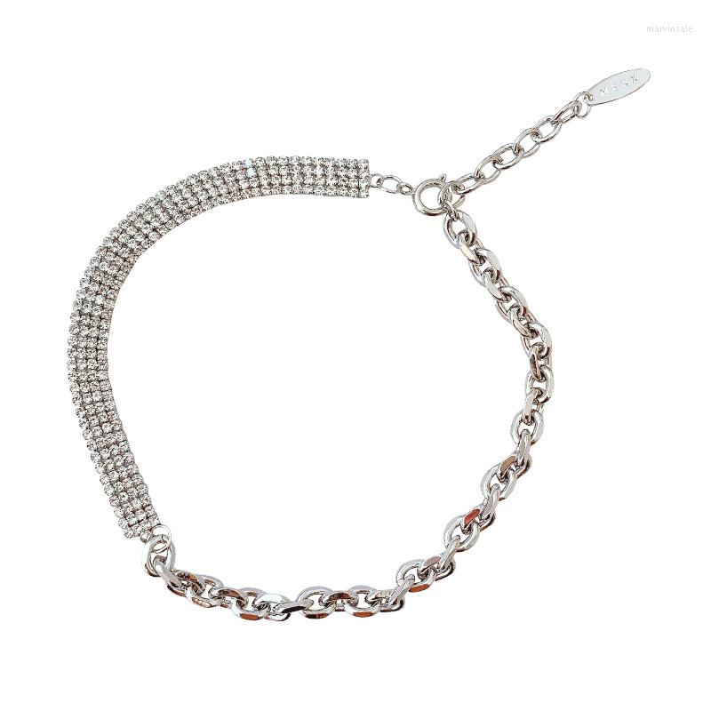 Choker Geometry Starry Bling White Rhinestone Metallic Chain Silver Plated Alloy Necklace For Women
Choker Geometry Starry Bling White Rhinestone Metallic Chain Silver Plated Alloy Necklace For Women