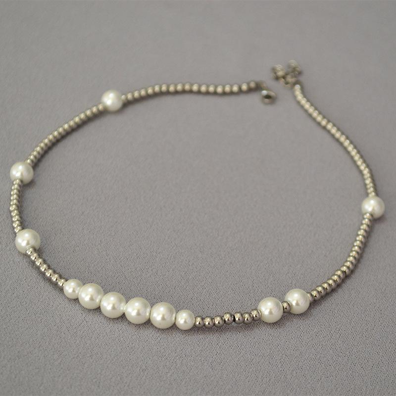 Chains Unisex Pearl And Bead Necklace High Quality Shiny Trendy Choker Jewelry For Women MenChains
Chains Unisex Pearl And Bead Necklace High Quality Shiny Trendy Choker Jewelry For Women MenChains
