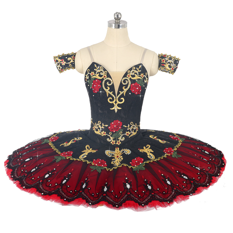 Professional Ballet Tutu Stage Wear black red Women YAGP Cosutmes Adult Jacquard No elasticity 11 layers pancake tutu Competition JN0450
Professional Ballet Tutu Stage Wear black red Women YAGP Cosutmes Adult Jacquard No elasticity 11 layers pancake tutu Competition JN0450