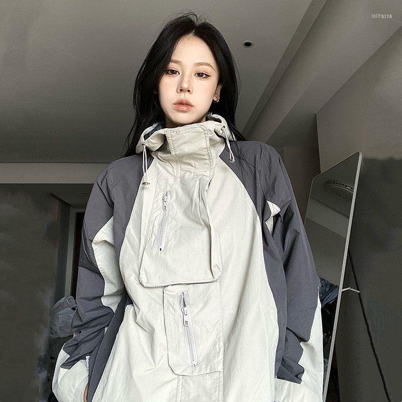 Women's Jackets Y2K Women Techwaer Korean Streetwear Hooded Jacket Zipper Windbreaker Sweatshirt Oversizer Outwear Trench Coats Tops Alt, Gray
Women's Jackets Y2K Women Techwaer Korean Streetwear Hooded Jacket Zipper Windbreaker Sweatshirt Oversizer Outwear Trench Coats Tops Alt, Gray