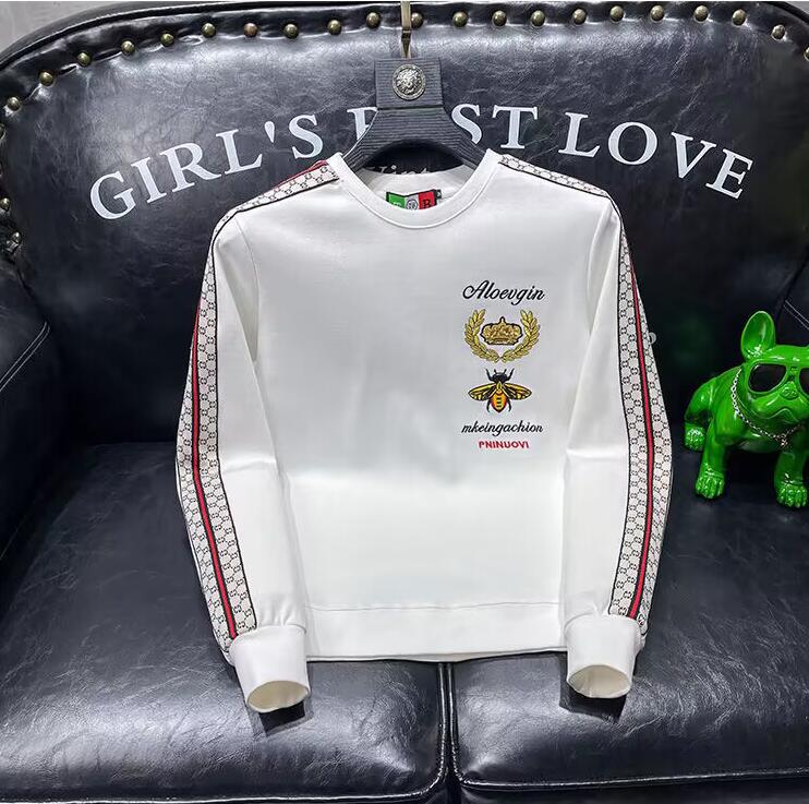 Spring Mens Causal Sweater fall Pullover embroidery letters designer Jumper hoodies Sweaters man Slim Fit Male long sleeves black white pluz size 4XL outwear coat
Spring Mens Causal Sweater fall Pullover embroidery letters designer Jumper hoodies Sweaters man Slim Fit Male long sleeves black white pluz size 4XL outwear coat