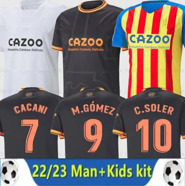 22 23 Valencia soccer jerseys VCF Third 4TH jersey 2022 2023 Cavani GUEDES GAMEIRO camisetas de futbol SOLER M. Florenzi M.Gomez men kids ki, Gold
22 23 Valencia soccer jerseys VCF Third 4TH jersey 2022 2023 Cavani GUEDES GAMEIRO camisetas de futbol SOLER M. Florenzi M.Gomez men kids ki, Gold
