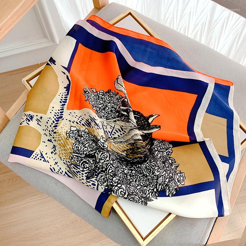 Scarves Summer Small Square Scarf Women's Color Matching Decoration Spot Printed 70x70cm Silk Hair BandScarves
Scarves Summer Small Square Scarf Women's Color Matching Decoration Spot Printed 70x70cm Silk Hair BandScarves
