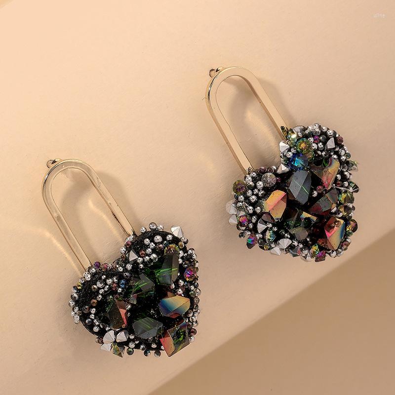 Stud Earrings Exquisite Shiny Black Rhinestone Heart Earring For Women 2023 Trendy Korean Fashion Luxury Elegant Aesthetic
Stud Earrings Exquisite Shiny Black Rhinestone Heart Earring For Women 2023 Trendy Korean Fashion Luxury Elegant Aesthetic