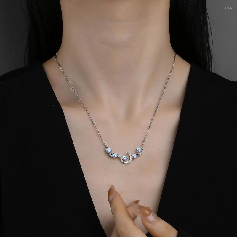 Pendant Necklaces Exquisite Fashion Synthesis Moonstone Inlaid Cubic Zircon Clavicle Chain For Women Jewelry Short Chokers Necklace
Pendant Necklaces Exquisite Fashion Synthesis Moonstone Inlaid Cubic Zircon Clavicle Chain For Women Jewelry Short Chokers Necklace