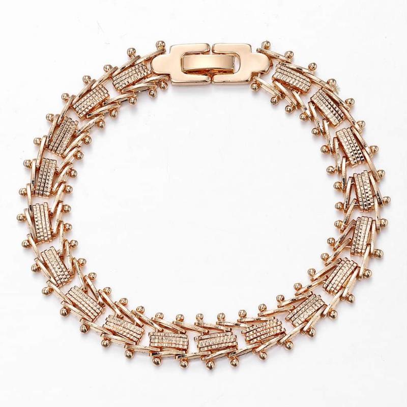 Link Bracelets Chain Rose Gold Bracelet For Women Girls Geometric Spicate Strand Wedding Fashion Jewelry Her 19cm HCB21Link
Link Bracelets Chain Rose Gold Bracelet For Women Girls Geometric Spicate Strand Wedding Fashion Jewelry Her 19cm HCB21Link
