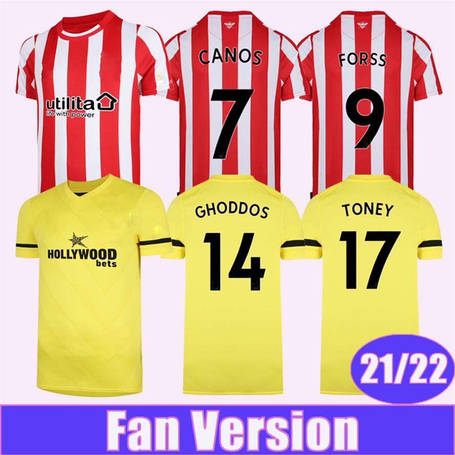 21 22 ONYEKA Mens Soccer Jerseys DASILVA WISSA CANOS FORSS MBEUMO AJER FOSU Home Red White Short Sleeve Football Shirt Uniforms231L, Qm3719 21 22 home premie. leagu. patch
21 22 ONYEKA Mens Soccer Jerseys DASILVA WISSA CANOS FORSS MBEUMO AJER FOSU Home Red White Short Sleeve Football Shirt Uniforms231L, Qm3719 21 22 home premie. leagu. patch