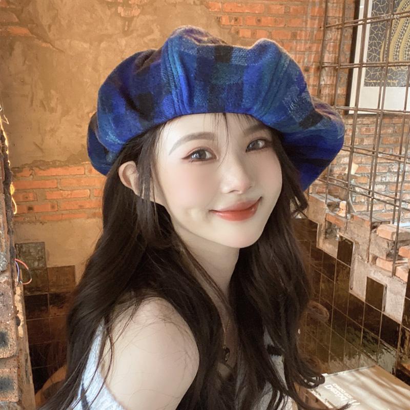 Berets Large Version Retro Plaid Spring And Autumn Woolen Painter Caps Fashion Tie-dye Korean Cloud Women's Hats Gorras, Pink
Berets Large Version Retro Plaid Spring And Autumn Woolen Painter Caps Fashion Tie-dye Korean Cloud Women's Hats Gorras, Pink