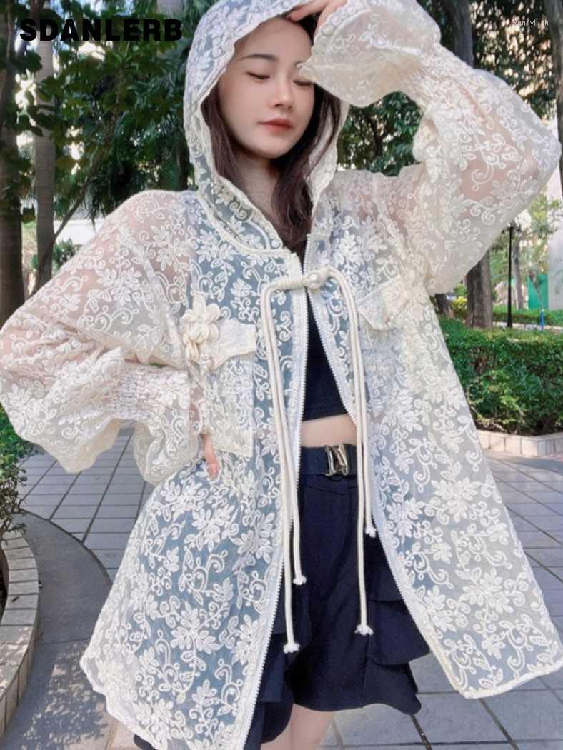 Women's Jackets Heavy Industry Hooded Embroidery Lace Sun Protective Clothing Western Style Bell Sleeve Long Cardigan Jacket Coa, Beige
Women's Jackets Heavy Industry Hooded Embroidery Lace Sun Protective Clothing Western Style Bell Sleeve Long Cardigan Jacket Coa, Beige
