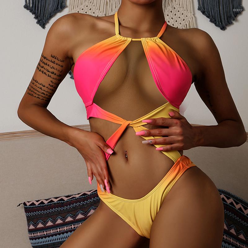 Women' Swimwear Female Swimsuit Gradient Color Halter Neck Sleeveless For Women /M/L, Picture shown
Women' Swimwear Female Swimsuit Gradient Color Halter Neck Sleeveless For Women /M/L, Picture shown