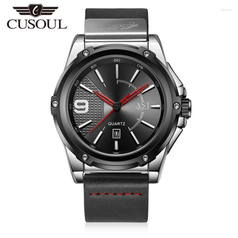 Wristwatches Cusoul Men Fashion Watches Quartz 100M Waterproof Casual Simple Style Calendar Leather Strap Watch, Blue
Wristwatches Cusoul Men Fashion Watches Quartz 100M Waterproof Casual Simple Style Calendar Leather Strap Watch, Blue