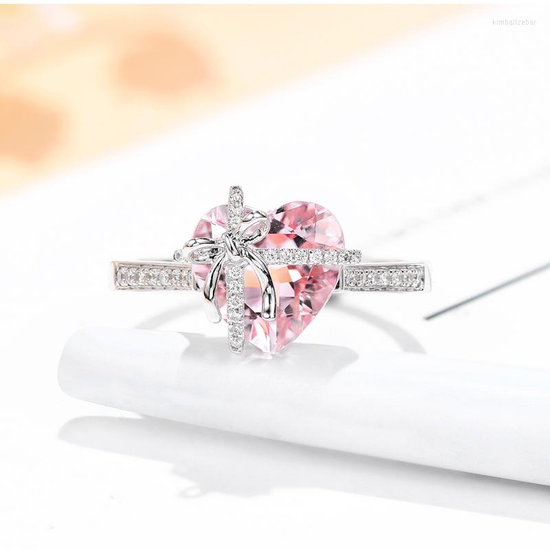 Wedding Rings Romantic Ladies Heart Eternal Ring Inlay Shine Zircon Exquisite Cute Women Engagement Banquer Birthday Gifts
Wedding Rings Romantic Ladies Heart Eternal Ring Inlay Shine Zircon Exquisite Cute Women Engagement Banquer Birthday Gifts