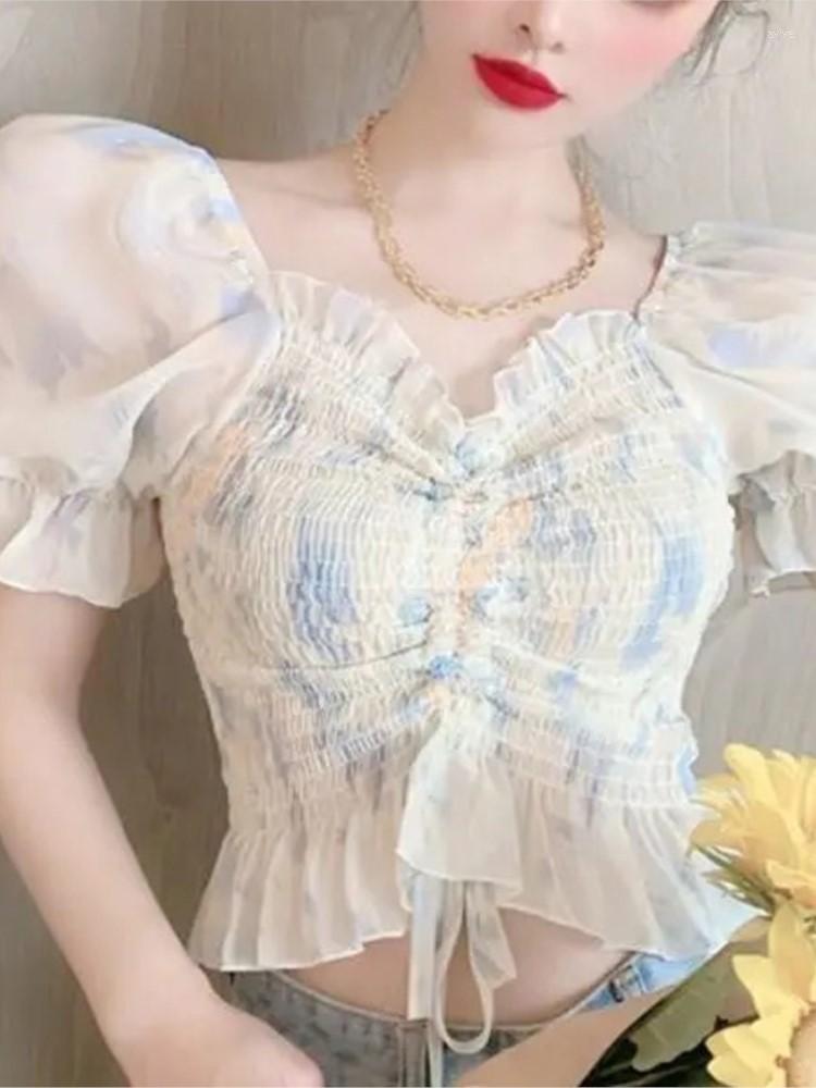 Women' Blouses Hstar Women Summer Chiffon Ladies Fashion Puff Sleeve Darwstring Shirts Elegant Slash Neck Slim Tops Female Pullover, Purple
Women' Blouses Hstar Women Summer Chiffon Ladies Fashion Puff Sleeve Darwstring Shirts Elegant Slash Neck Slim Tops Female Pullover, Purple