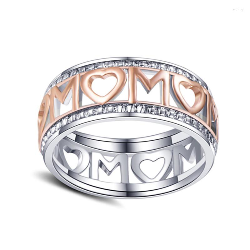 Wedding Rings Fashionable Rose Gold Color Ring Classic Exquisite Temperament Love Female Models Mother Hand Jewelry Mother's Day Gift
Wedding Rings Fashionable Rose Gold Color Ring Classic Exquisite Temperament Love Female Models Mother Hand Jewelry Mother's Day Gift